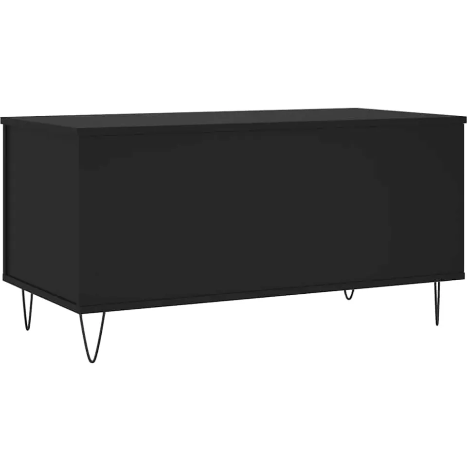 vidaXL Salontafel 90x44,5x45 cm bewerkt hout zwart, foto 3