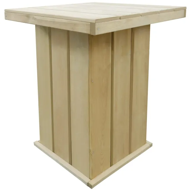 vidaXL Bartafel 75x75x110 cm geïmpregneerd grenenhout Bruin
