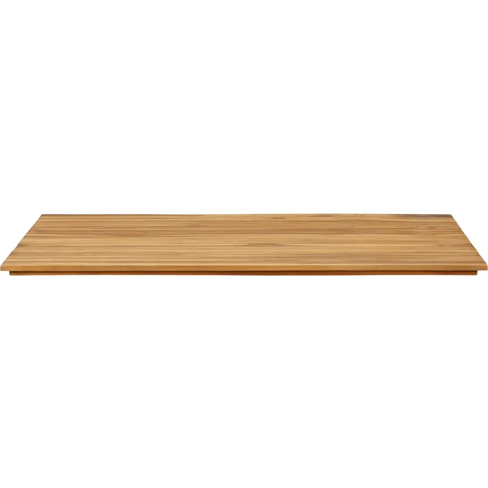 vidaXL Tafelblad 120 x 70 x 3,5 cm Rechthoekig Massief Teakhout bruin