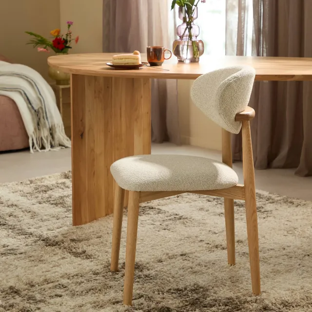 NOUS Living eetkamerstoel Clair beige, foto 2