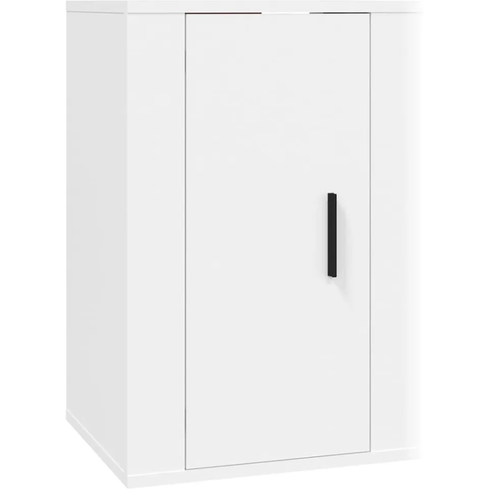 vidaXL 3-delige Tv-meubelset bewerkt hout wit, foto 3