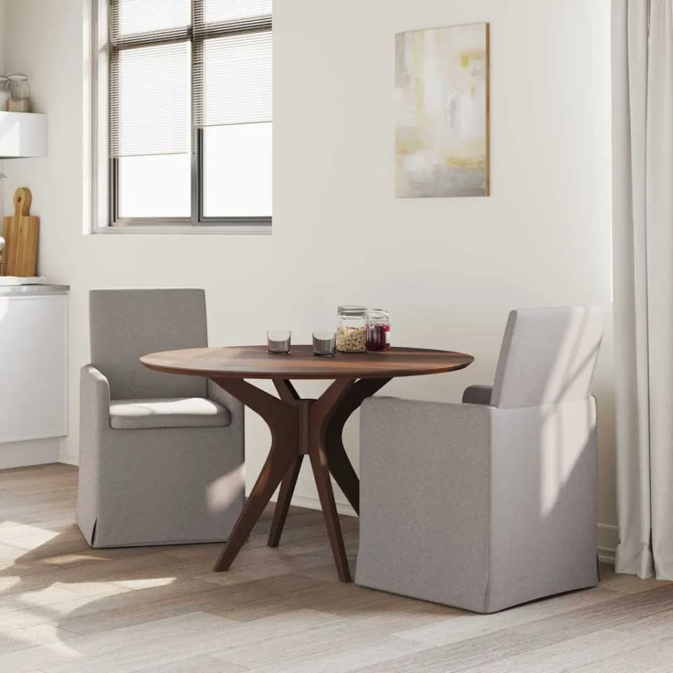 vidaXL Eettafelstoelen 2 st Stof Taupe 57 x 68 x 94 cm, foto 3