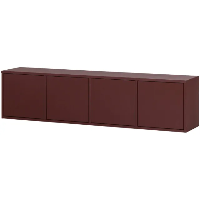 WOOOD Merel tv-meubel bordeauxrood burgundy red
