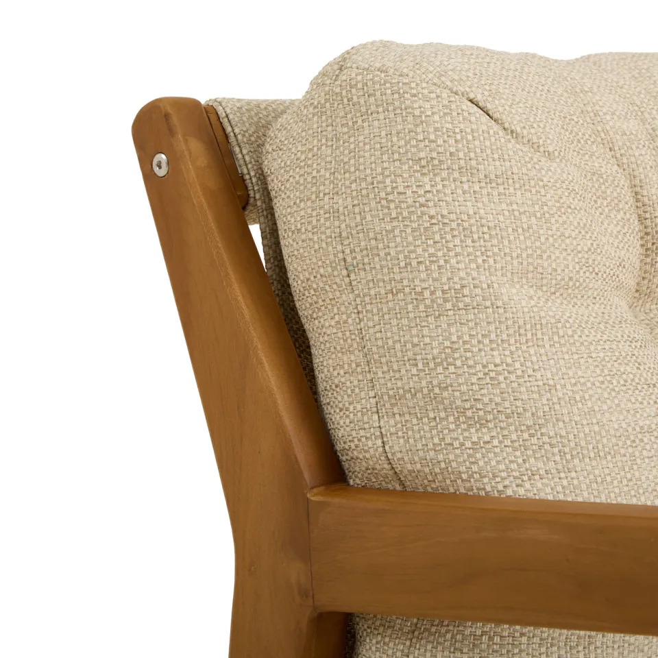 NOUS Garden loungestoel Mist teak beige, foto 7