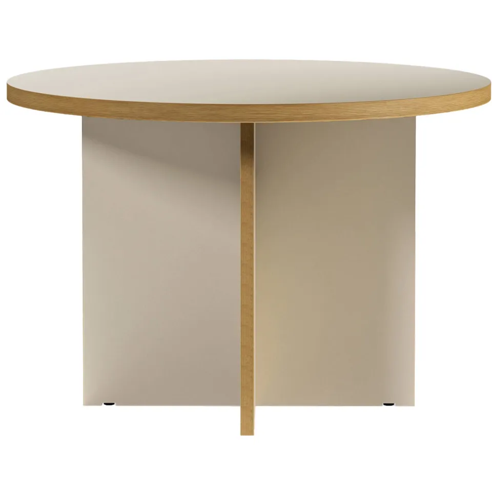 HKLIVING eetkamertafel cream, foto 2