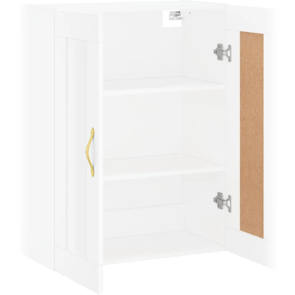 vidaXL Wandkast 69,5x34x90 cm bewerkt hout wit, foto 4