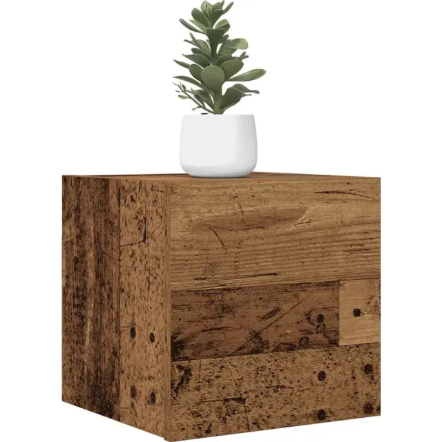 vidaXL Tv-wandmeubel 30,5x30x30 cm oud houtkleurig Bruin