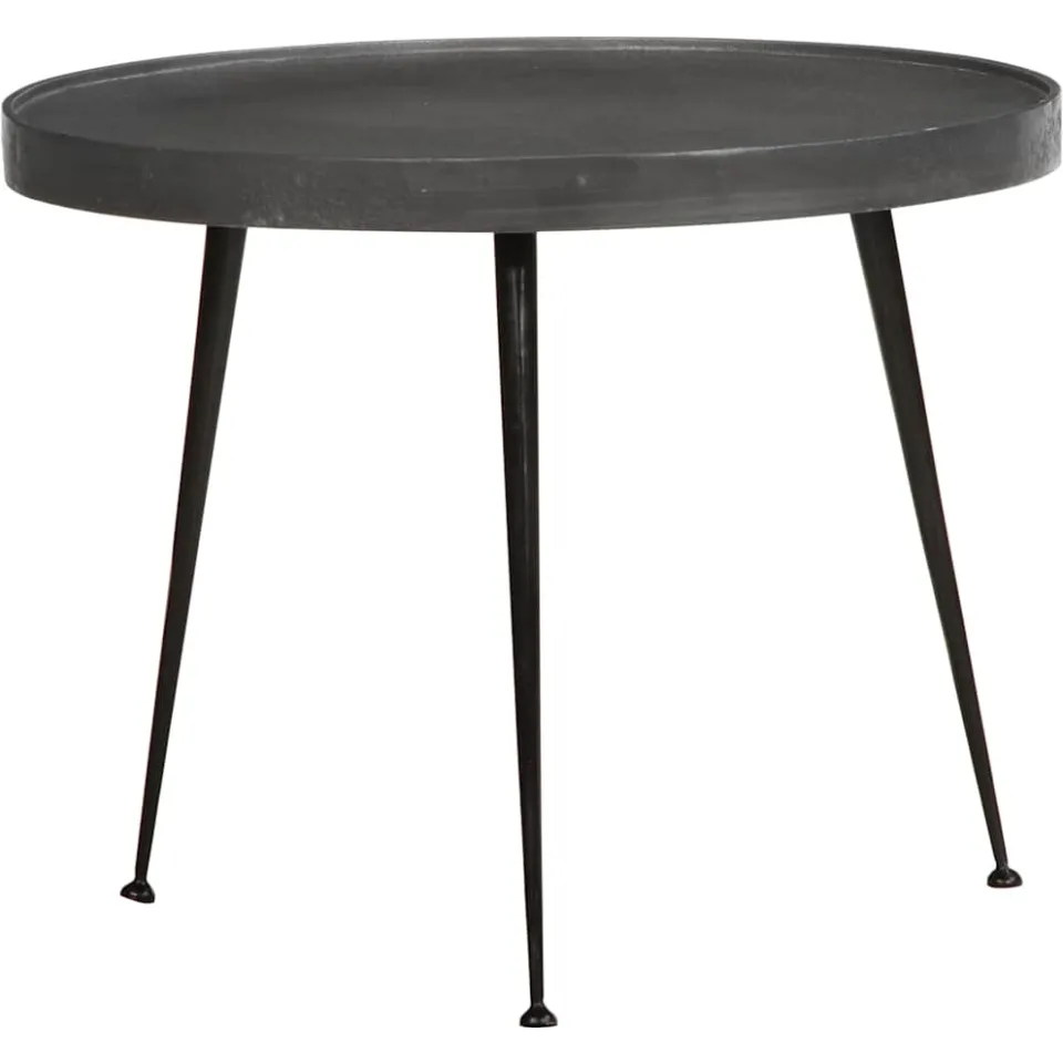 vidaXL Salontafel 3 stuks Zwart bewerkt hout, foto 3