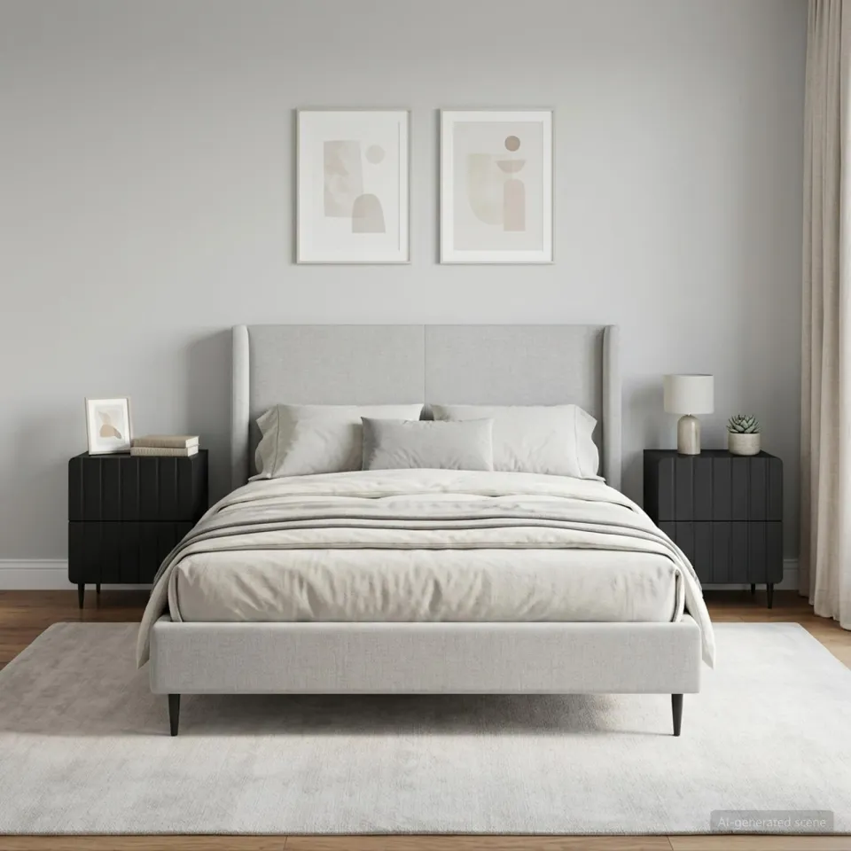 vidaXL Nachtkastje 2 st Zwart 43 x 34,5 x 49,5 cm Bewerkt hout, foto 4