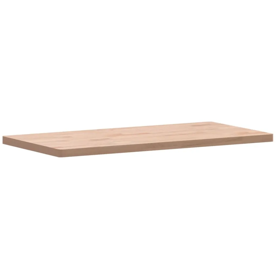 vidaXL Tafelblad rechthoekig 80x40x2,5 cm massief beukenhout Bruin