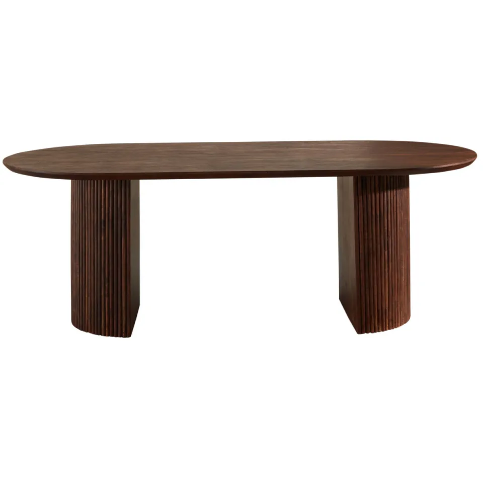 NOUS Living eetkamertafel (220 cm) Jaime walnoot, foto 3