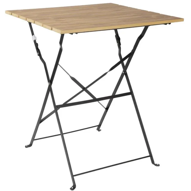 Bolero Perth Bestrating Stijl Vierkante Tafel Houteffect - FU538