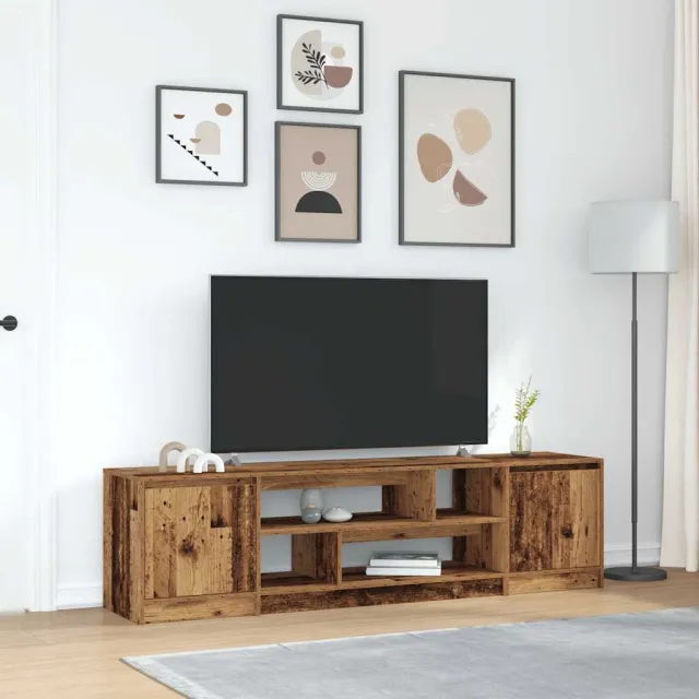 vidaXL Tv-meubel 188,5x41x50 cm bewerkt hout oud hout bruin, foto 2