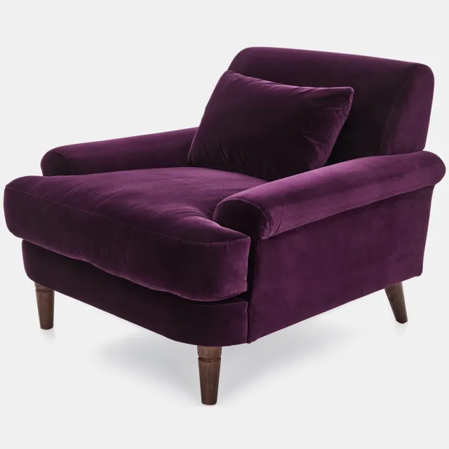 Loberon Fauteuil Rivermere paars