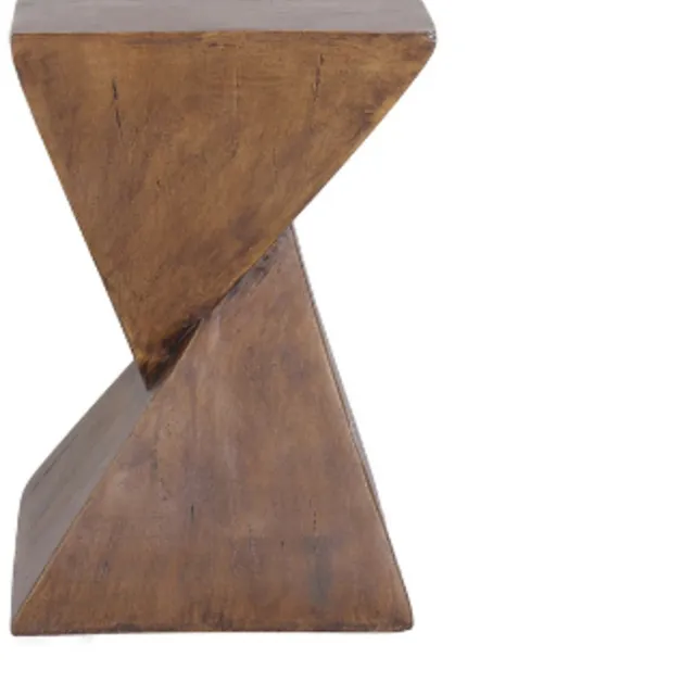 Calmáe Japandi Living bijzettafel - Salontafel - Tafel - Bijzettafels - hout - Japandi - Wabi Sabi - Minimalistisch - 30,5x46cm Bruin