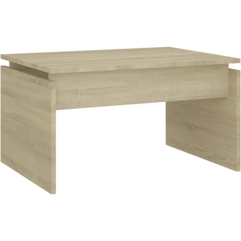 vidaXL Salontafel 68x50x38 cm bewerkt hout sonoma eikenkleurig, foto 3