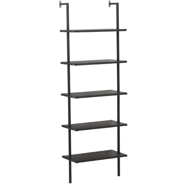 Nest of Nora Metalen boekenkast - 5 planken - Zwart