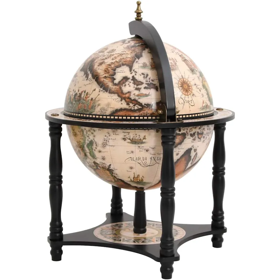vidaXL Globebar massief eucalyptushout zwart, foto 4