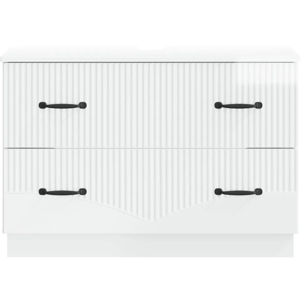 vidaXL Badkamer wastafelkast HOORN Hoogglans Wit 82 x 41 x 56 cm, foto 3
