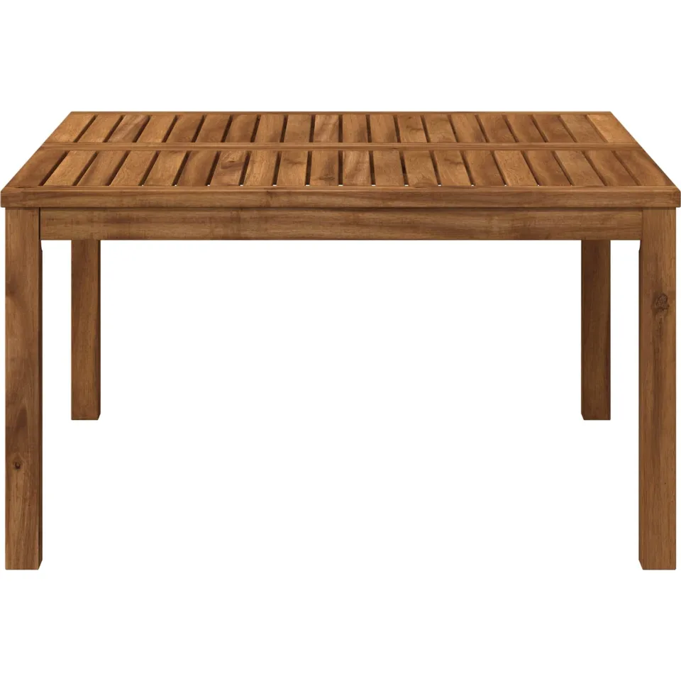 vidaXL Salontafel LAREN Naturel 80 x 80,5 x 45 cm Massief Acaciahout Bruin