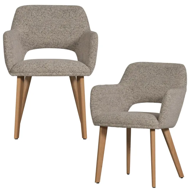 WOOOD Murat eetkamerstoel beige