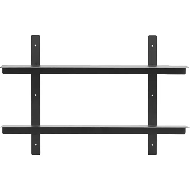 House Doctor Wandplank Tag Ijzer 52,5 x 18 x 80 zwart