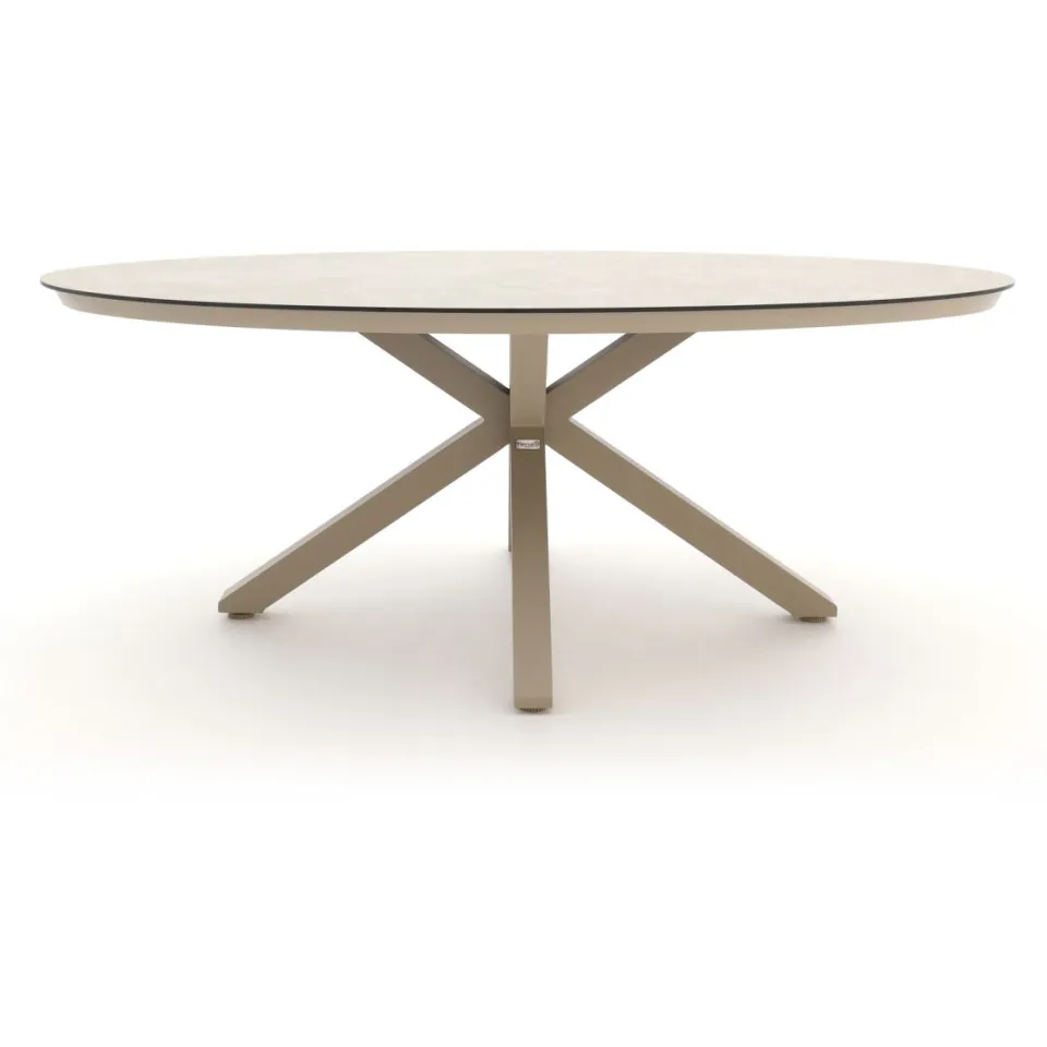 Tierra Outdoor Oblong dining tuintafel 200x110x75cm taupe, foto 4