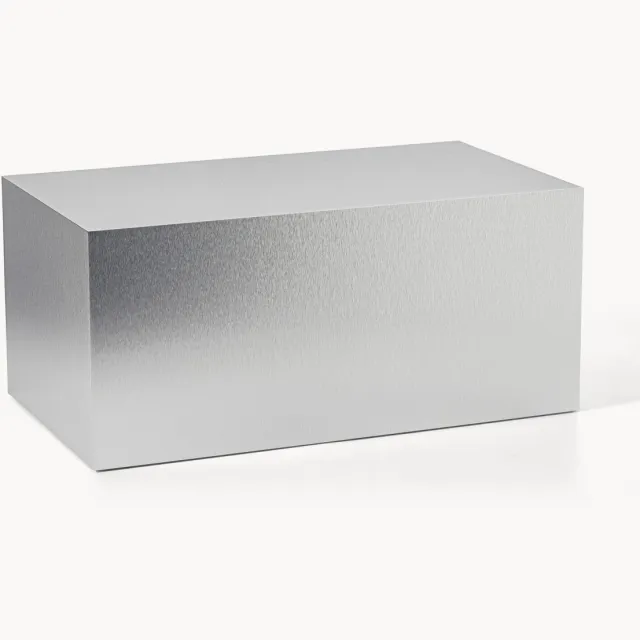 Westwing Collection Salontafel Lesley met metaal effect Zilverkleurig