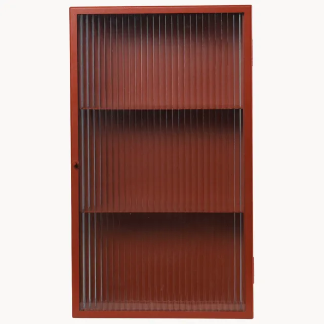 Ferm Living Wanddisplaykast Haze Terracotta