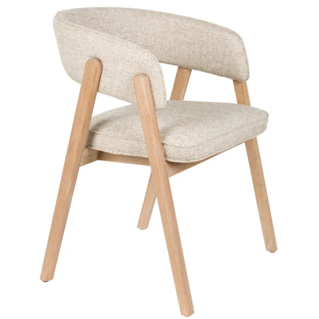 Zuiver Bright eetkamerstoel beige
