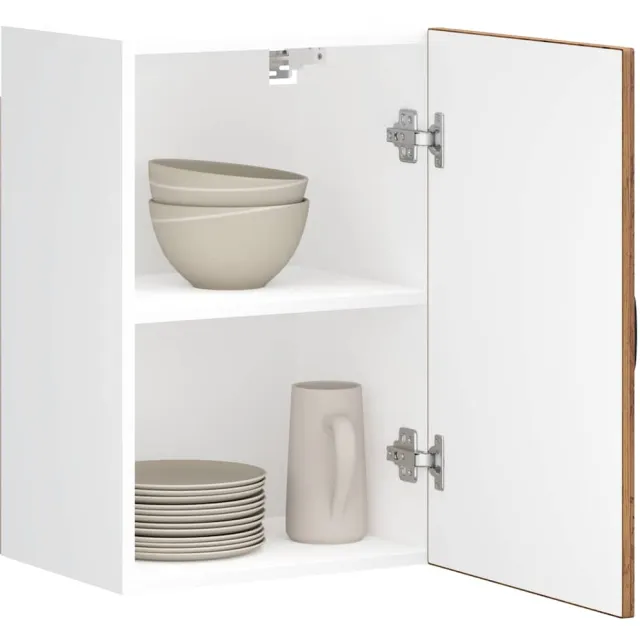 vidaXL Keukenbovenkast Kalmar bewerkt hout oud houtkleurig Bruin