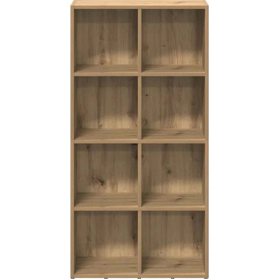 vidaXL Boekenkast 66x30x130 cm bewerkt hout artisanaal eikenkleur, foto 4