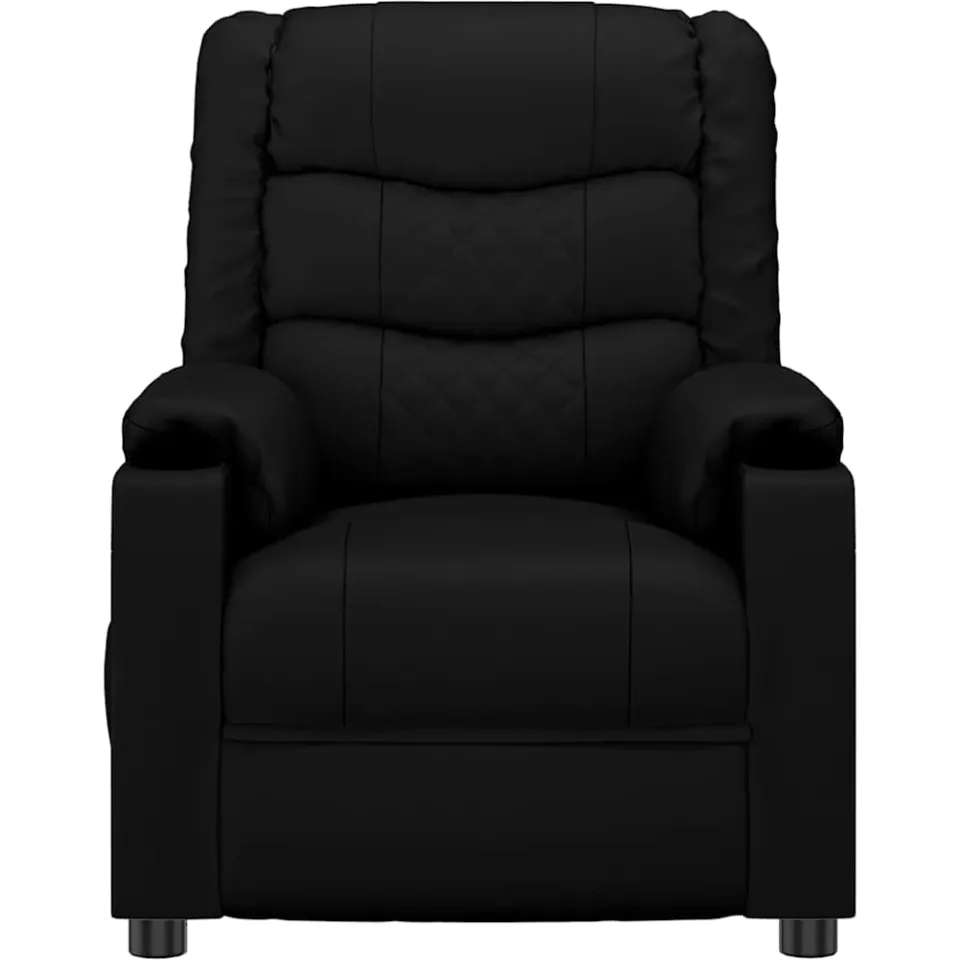 vidaXL Massagestoel kunstleer zwart