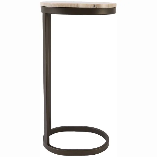 Light & Living Bijzettafel Luro - Zand - 30x23x60cm - Japandi Bruin