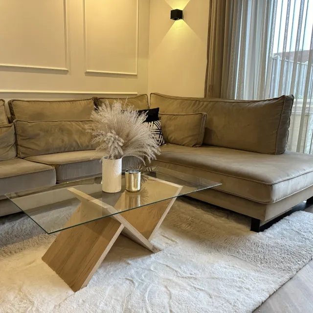 Eiken salontafel Veda