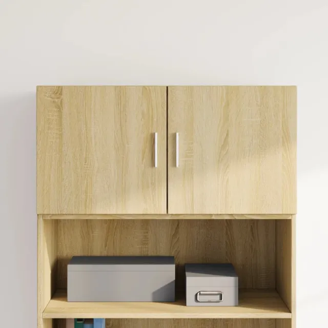 vidaXL Wandkast 80x42,5x40 cm bewerkt hout sonoma eikenkleurig, foto 2