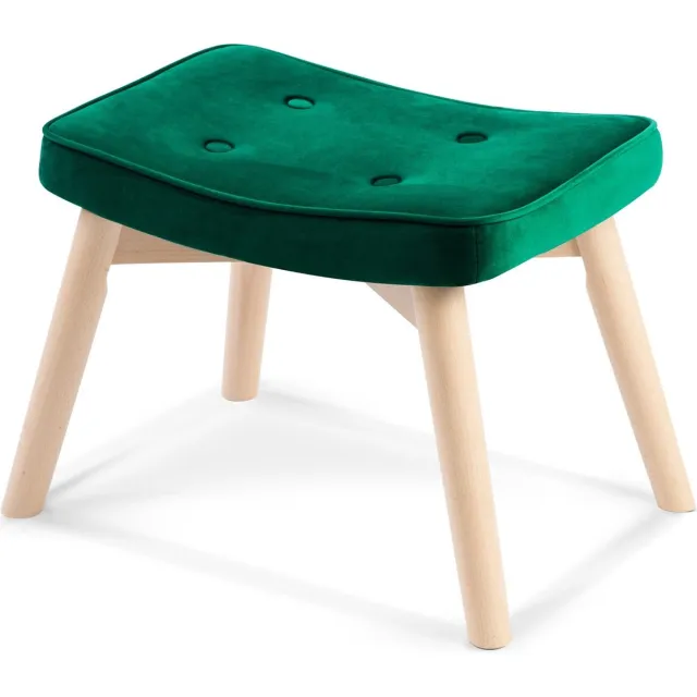 Sofotel Voetenbank voor de Norse Sofotel fauteuil - donkergroen
