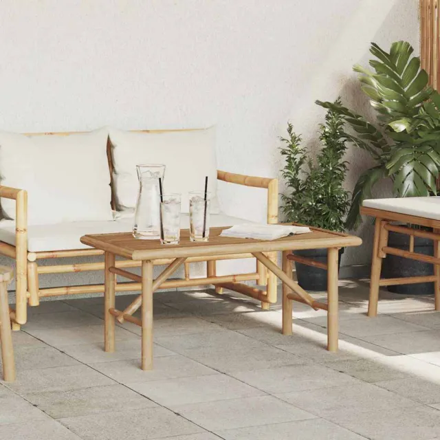 vidaXL Salontafel Bruin 90 x 50 x 43 cm Bamboe, foto 2