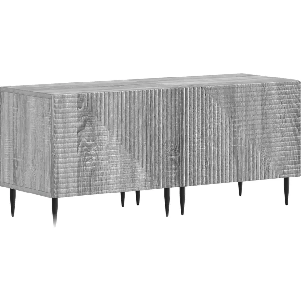 vidaXL 3-delige LED TV-kast Grijs Sonoma Bewerkt hout, foto 4