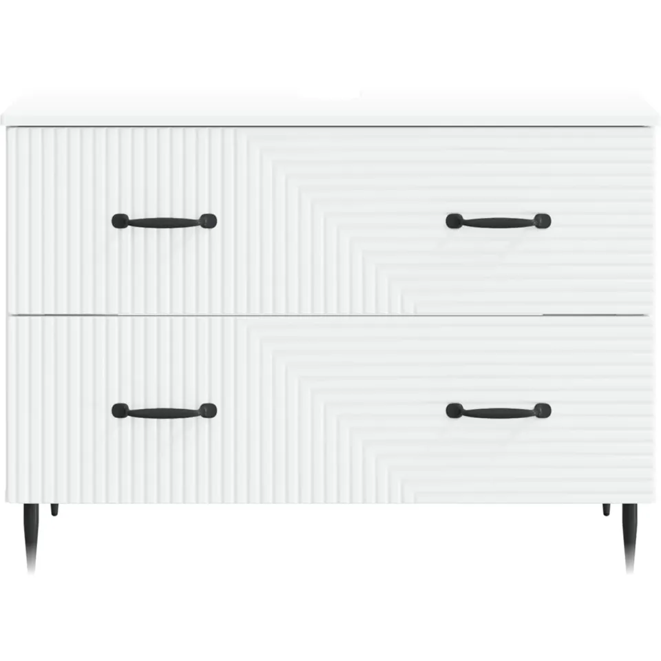 vidaXL Badkamer wastafelkast HAARLEM Wit 82 x 41 x 58,5 cm, foto 4