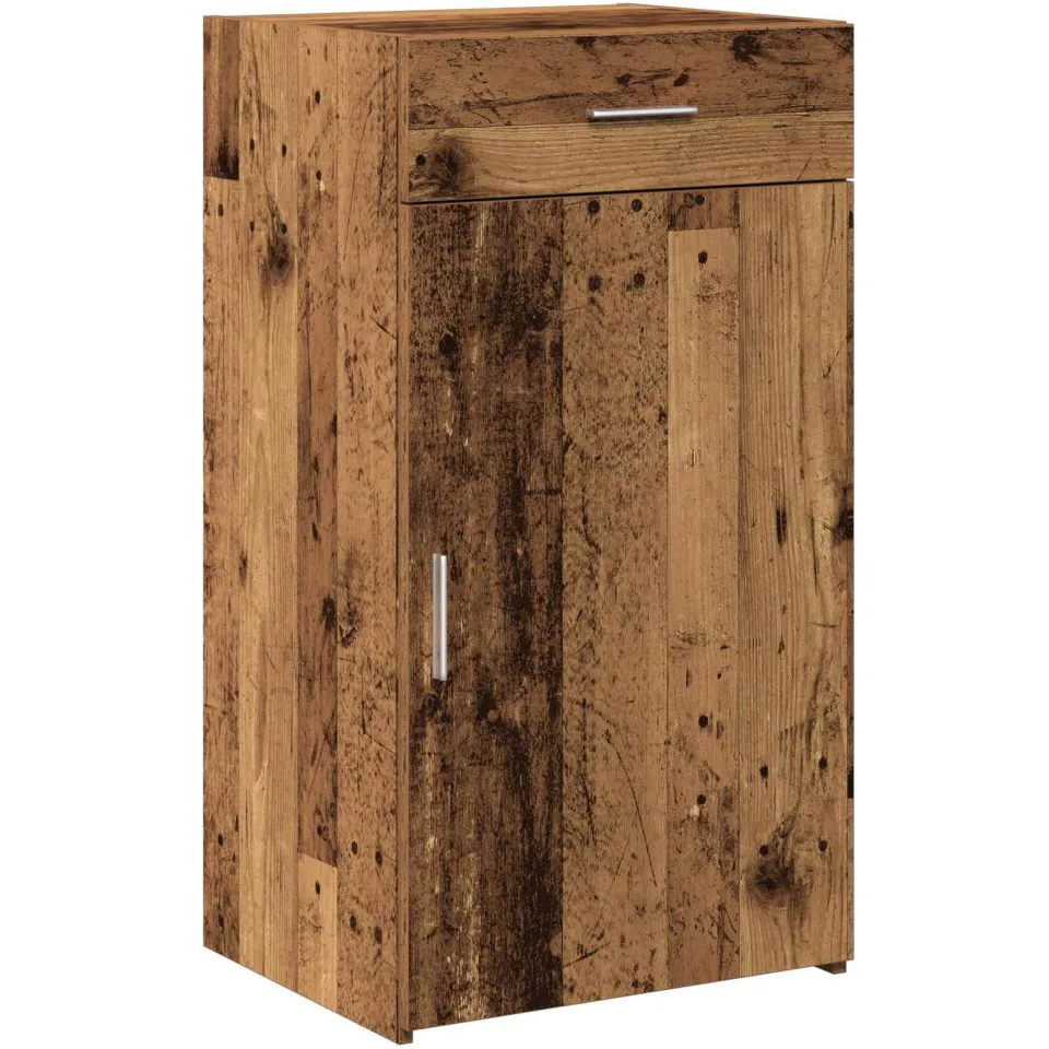 vidaXL Dressoir Oudhout 50 x 42,5 x 93 cm bruin, foto 3