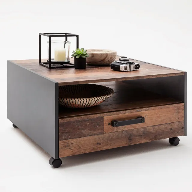 Trendteam smart living Salontafel, 70x40x70 cm Oud hout NB