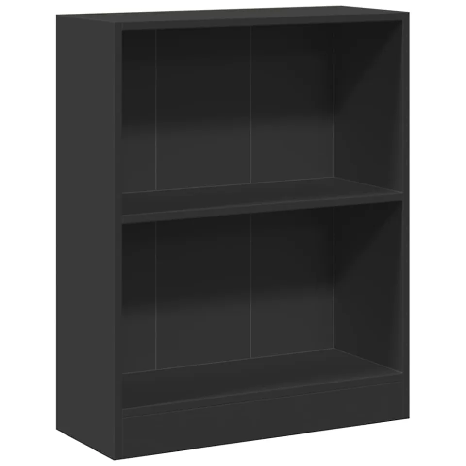 vidaXL Boekenkast 60x24x76 cm bewerkt hout zwart, foto 3