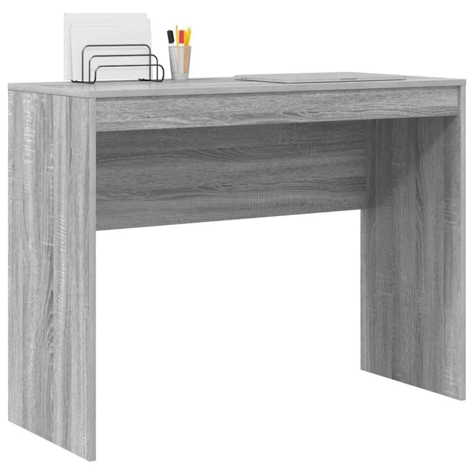 vidaXL Bureau Grijs Sonoma 100 x 40 x 76 cm