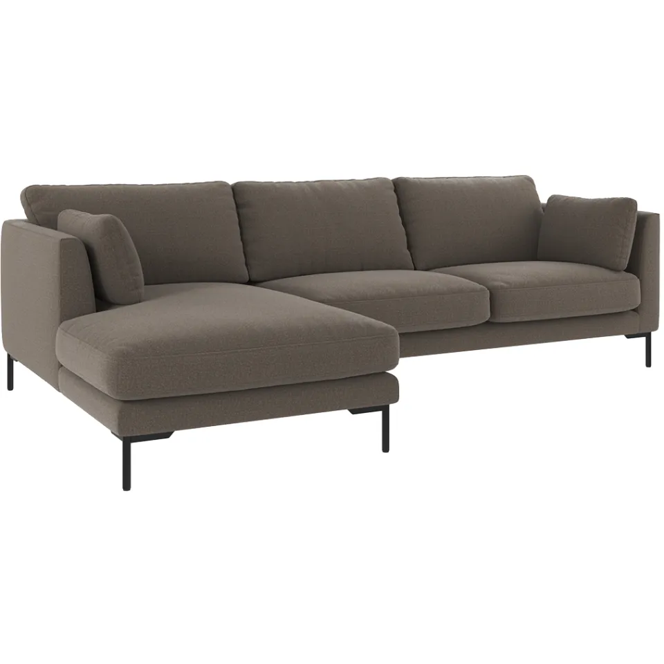 Rowico Home Corwin gestoffeerde hoekbank grijs - links - 270 cm, foto 2