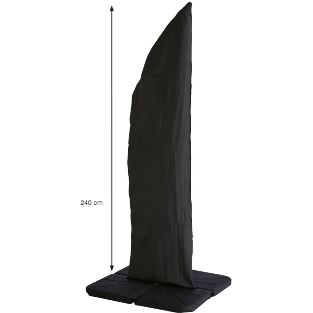 Garden Impressions Coverit free-arm parasolhoes donkergrijs