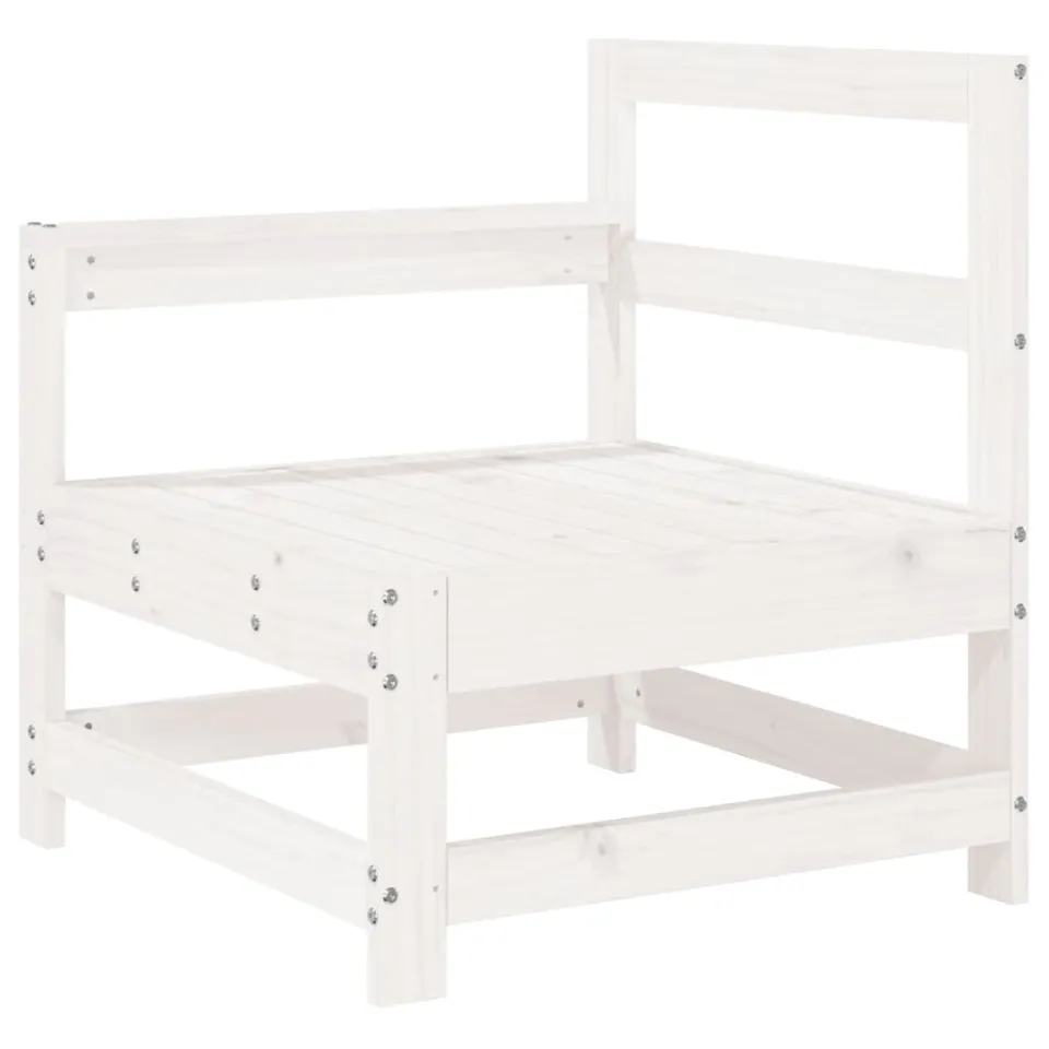 vidaXL 7-delige Loungeset massief grenenhout wit, foto 4
