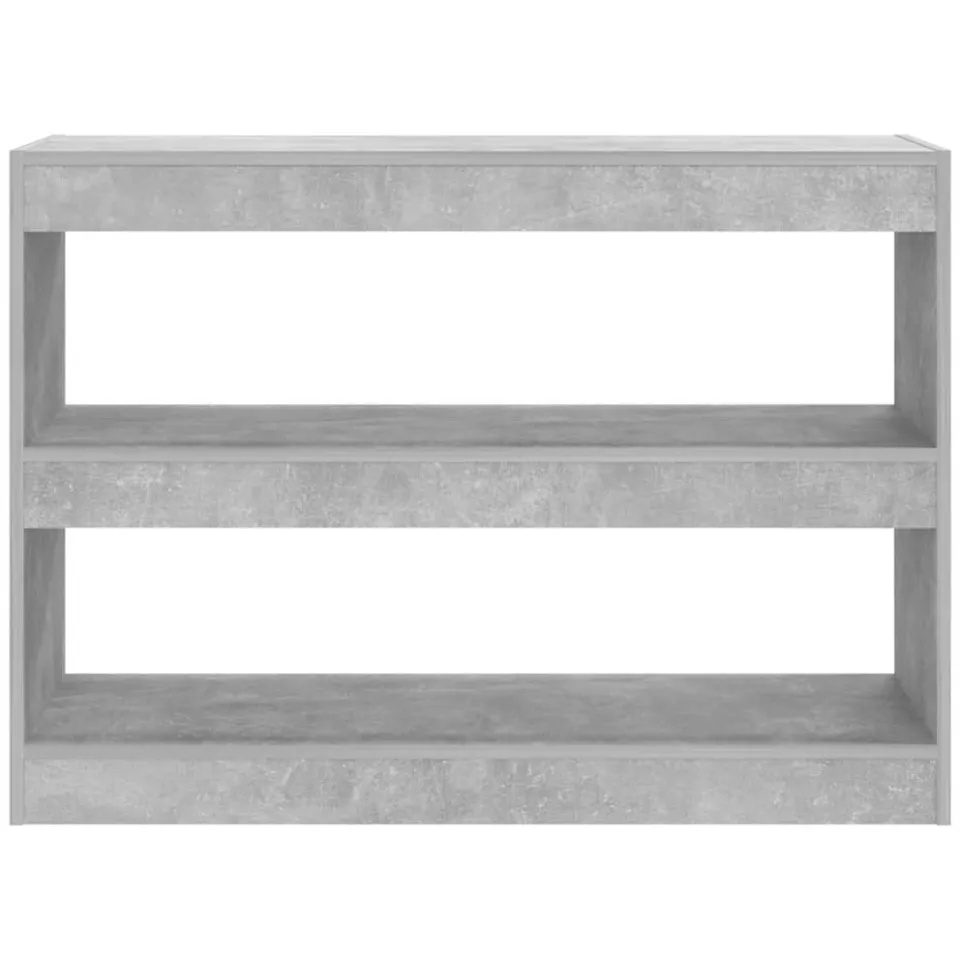 vidaXL Boekenkast/kamerscherm 100x30x72 cm betongrijs grijs, foto 4