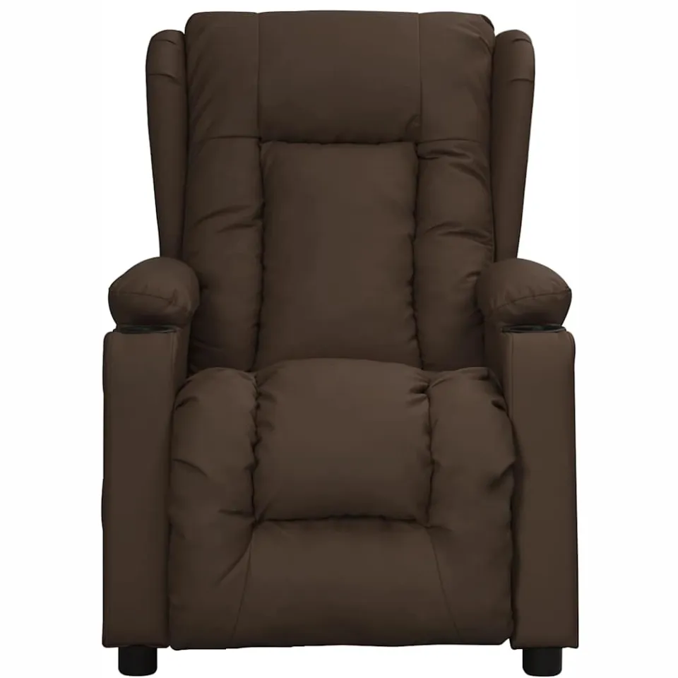 vidaXL Massagestoel kunstleer bruin, foto 2