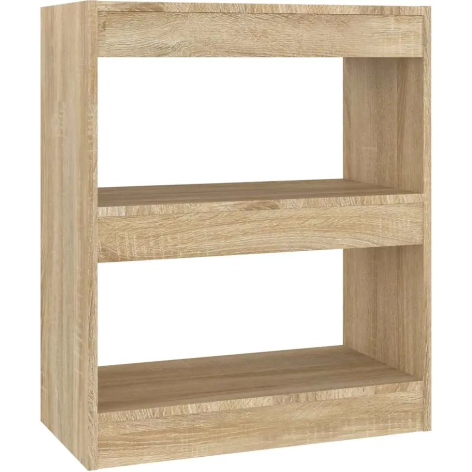 vidaXL Boekenkast / kamerscherm 60x30x72 cm sonoma eikenkleurig Beige